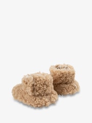 The Little Tailor Baby Plush Lined Chunky Sherpa Booties Fleece - Image 3 of 5