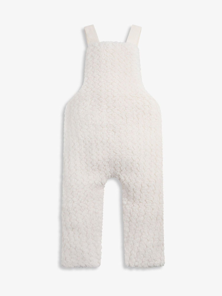 The Little Tailor Baby Chunky Sherpa Fleece Dungarees and Bodysuit Set - Image 8 of 10