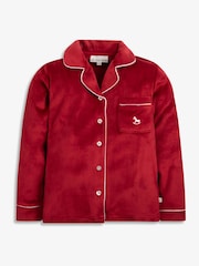 The Little Tailor Kids Luxury Soft Touch Velour Christmas Pyjamas - Image 4 of 8