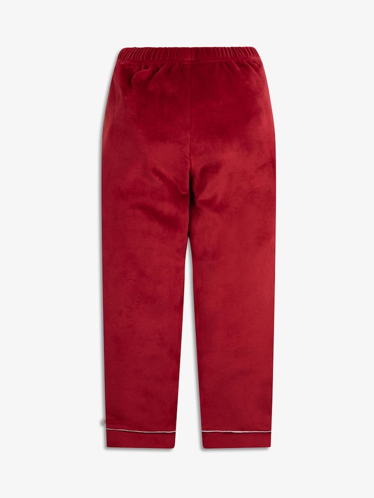 The Little Tailor Kids Luxury Soft Touch Velour Christmas Pyjamas - Image 6 of 8