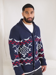 The Little Tailor Chunky Knit Christmas Cardigan - Image 1 of 6