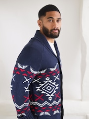 The Little Tailor Chunky Knit Christmas Cardigan - Image 2 of 6