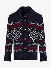 The Little Tailor Chunky Knit Christmas Cardigan - Image 3 of 6