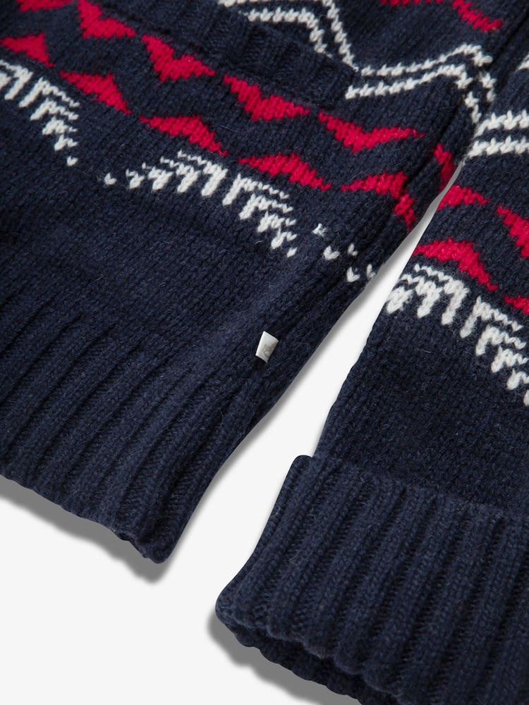 The Little Tailor Chunky Knit Christmas Cardigan - Image 6 of 6