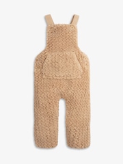 The Little Tailor Baby Chunky Sherpa Fleece Dungarees and Bodysuit Set - Image 6 of 10