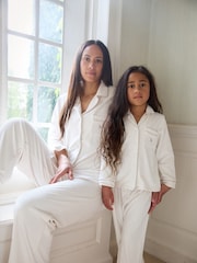 The Little Tailor Kids Luxury Soft Touch Velour Christmas Pyjamas - Image 2 of 8