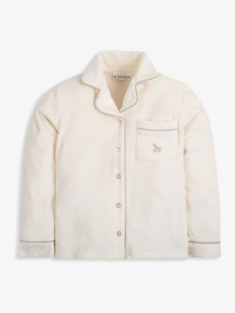 The Little Tailor Kids Luxury Soft Touch Velour Christmas Pyjamas - Image 4 of 8