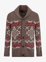 The Little Tailor Chunky Knit Christmas Cardigan - Image 1 of 4