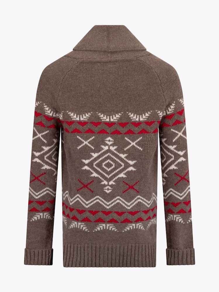 The Little Tailor Chunky Knit Christmas Cardigan - Image 2 of 4