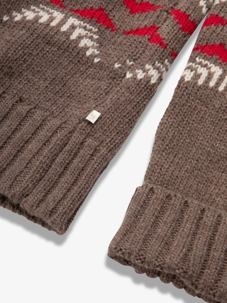 The Little Tailor Chunky Knit Christmas Cardigan - Image 4 of 4