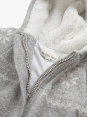 The Little Tailor Baby Soft Knitted Lined Christmas Pramsuit - Image 4 of 5