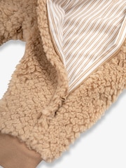 The Little Tailor Baby Chunky Sherpa Fleece Pramsuit - Image 8 of 8