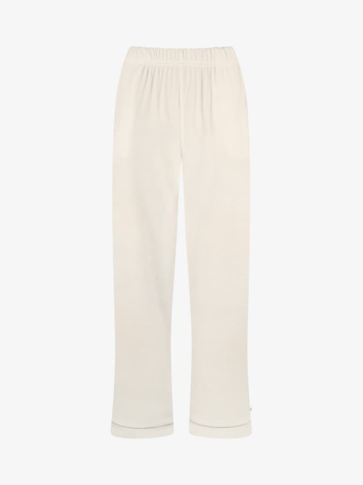 Crème - The Little Tailor Pyjama de Noël en velours doux de luxe - Image 7 of 11