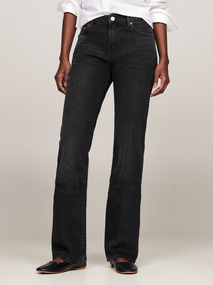 Tommy Hilfiger Blue Iri Mid Rise Bootcut Jeans - Image 1 of 6