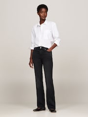 Tommy Hilfiger Blue Iri Mid Rise Bootcut Jeans - Image 2 of 6