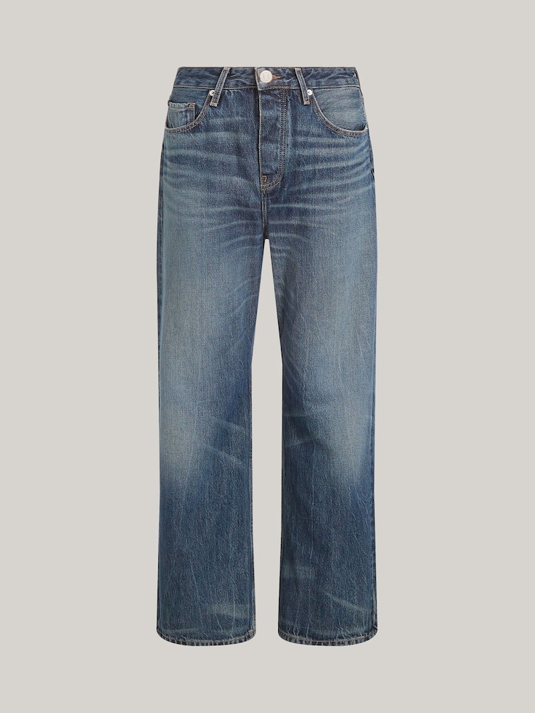 Tommy Hilfiger Blue Fit Straight Koa Mid Rise Loose Jeans - Image 5 of 5