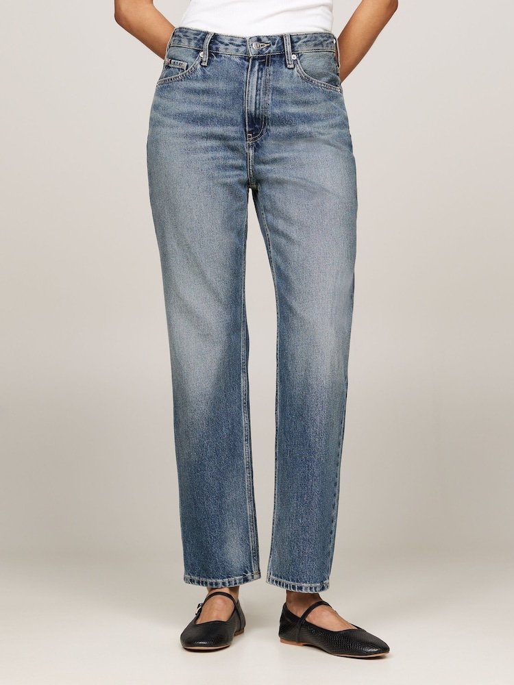 Tommy Hilfiger Blue 100% Cotton Classic Straight Jeans - Image 1 of 6