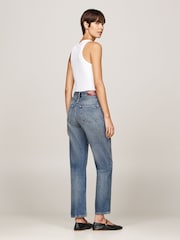 Tommy Hilfiger Blue 100% Cotton Classic Straight Jeans - Image 2 of 6
