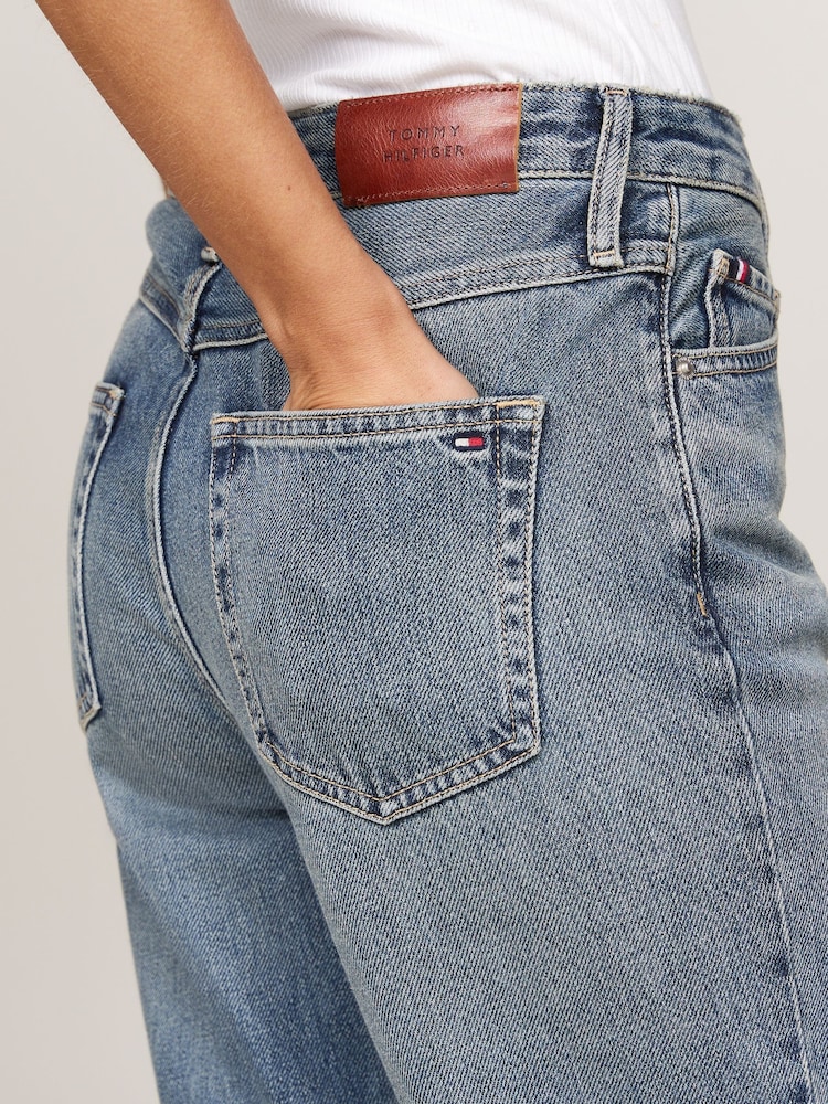 Tommy Hilfiger Blue 100% Cotton Classic Straight Jeans - Image 4 of 6