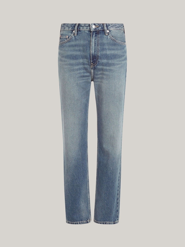 Tommy Hilfiger Blue 100% Cotton Classic Straight Jeans - Image 5 of 6