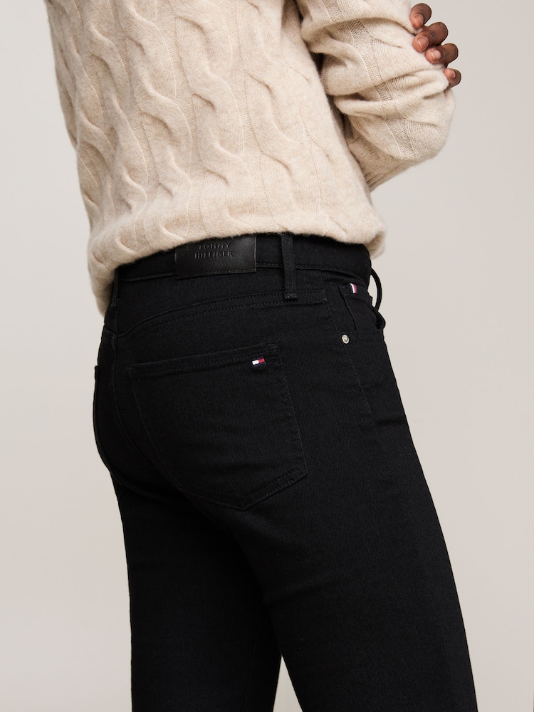 Tommy Hilfiger Black Como Skinny Jeans - Image 5 of 5