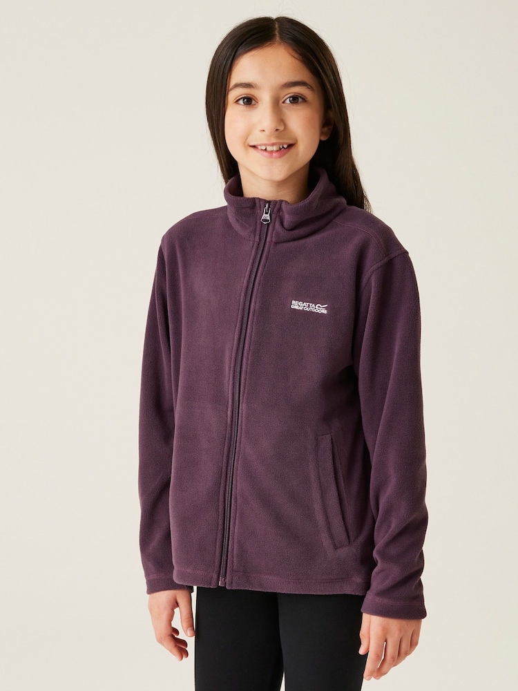 Regatta Purple Kids King II Full Zip Fleece - Image 1 of 6