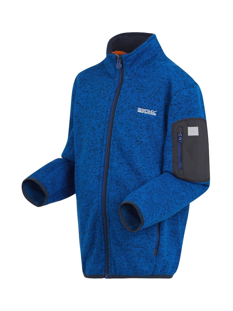 Regatta Blue Junior Newhill Full Zip Fleece - Image 7 of 7