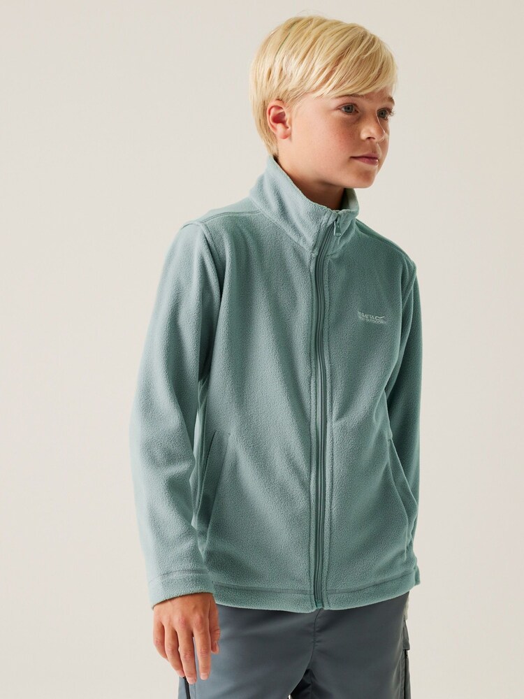 Regatta Green Kids King II Full Zip Fleece - Image 1 of 6