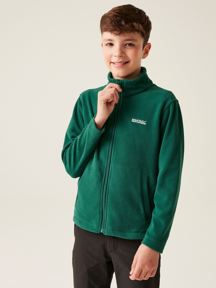 Regatta Green Kids King II Full Zip Fleece - Image 1 of 6