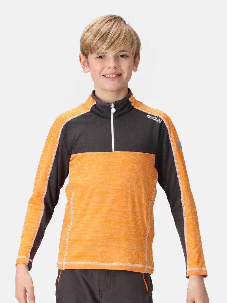 Regatta Orange Kids Hewley Recycled Fleece - Image 1 of 7