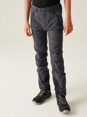 Regatta Grey Kids Tech Mountain Walking Trousers - Image 1 of 7
