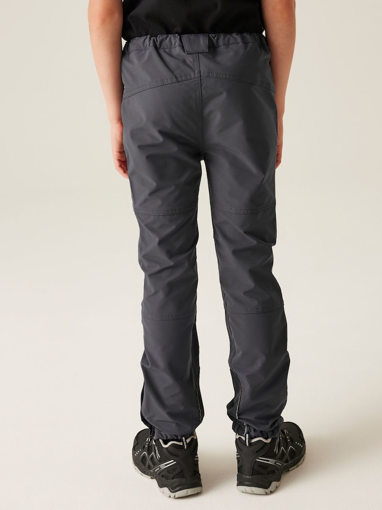 Regatta Grey Kids Tech Mountain Walking Trousers - Image 2 of 7