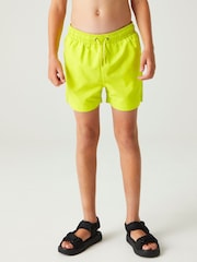Regatta Green Kids Skander III Swim Shorts - Image 1 of 7