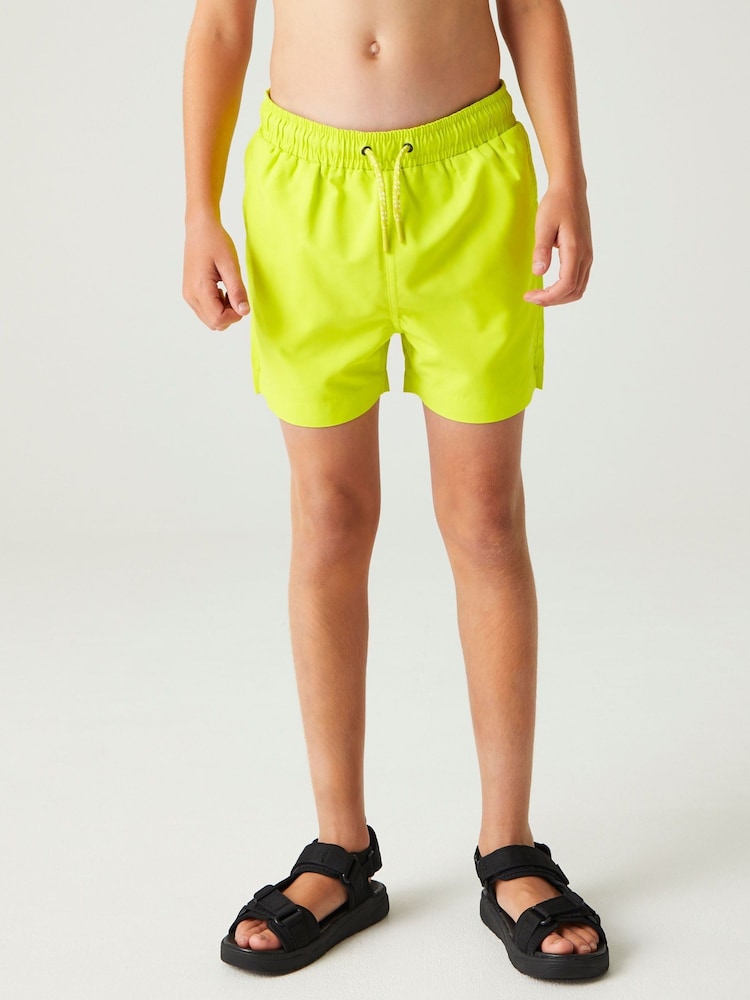 Regatta Green Kids Skander III Swim Shorts - Image 1 of 7