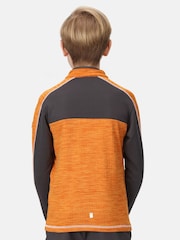 Regatta Orange Kids Hewley Recycled Fleece - Image 3 of 7
