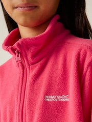 Regatta Pink Kids King II Full Zip Fleece - Image 4 of 6