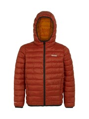 Regatta Red Kids Hooded Marizion Baffled Jacket - Image 6 of 7