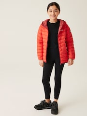 Regatta Red Kids Hooded Marizion Baffled Jacket - Image 3 of 7