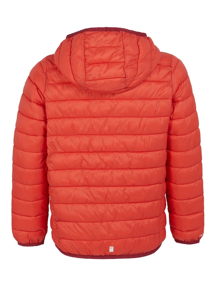 Regatta Red Kids Hooded Marizion Baffled Jacket - Image 7 of 7 Regatta Red Kids Hooded Marizion Baffled Jacket - Image 7 of 7