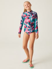 Regatta Blue Kids Hoku II Swim Top - Image 3 of 7