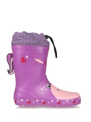 Regatta Pink Kids Mudplay Animal Wellies - Image 1 of 6