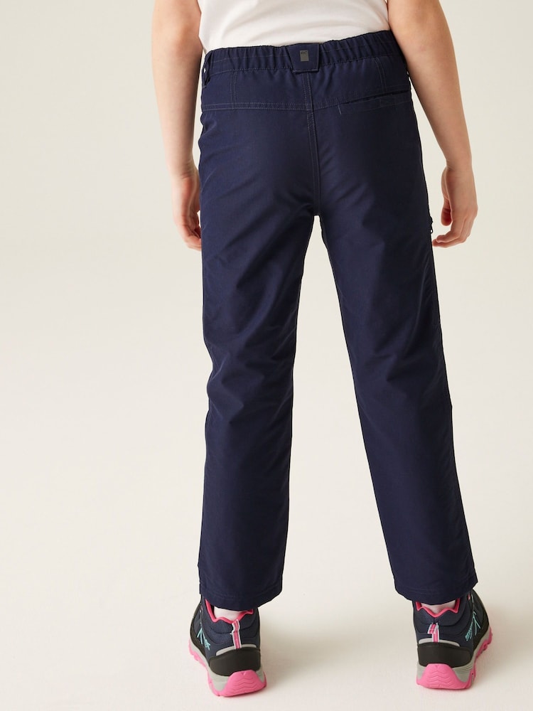 Azul - Regatta Junior Altoton Winter Trousers - Imagen 2 de 7