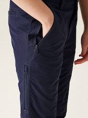 Azul - Regatta Junior Altoton Winter Trousers - Imagen 4 de 7