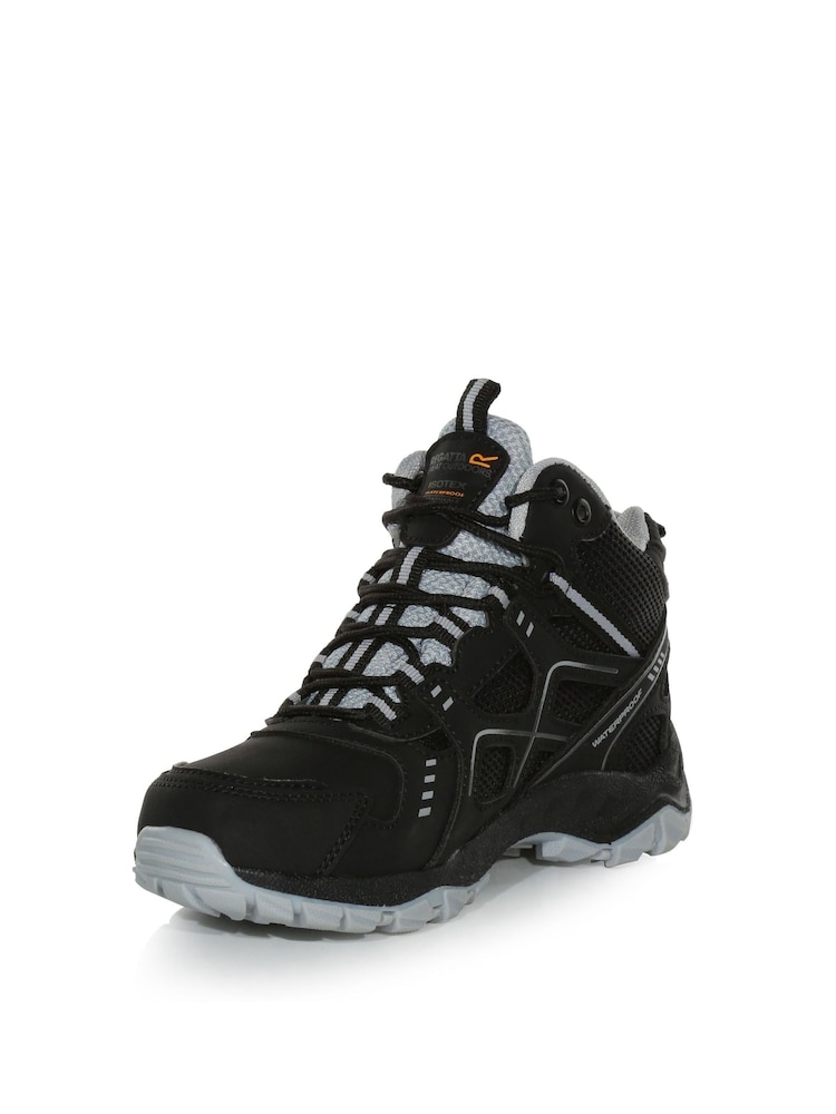 Regatta Black Junior Kids Vendeavour Walking Boots - Image 2 of 6