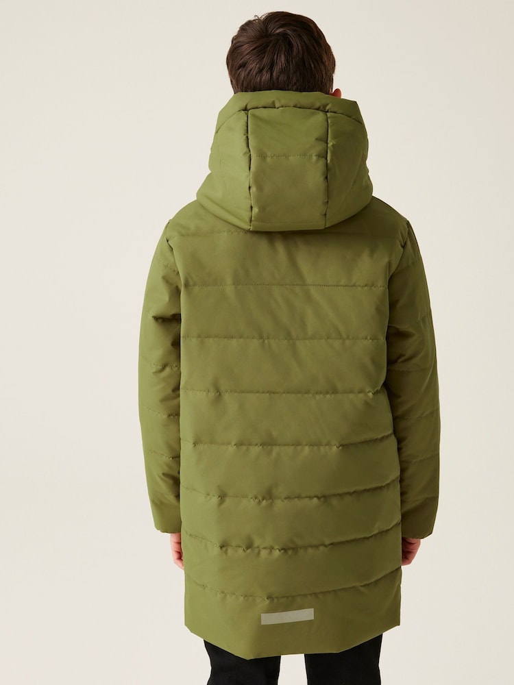 Regatta Green Kids Lakiver Long Line Jacket - Image 2 of 6