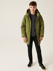 Regatta Green Kids Lakiver Long Line Jacket - Image 3 of 6