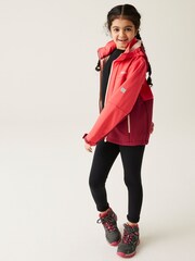 Regatta Red Kids Hayden Bury II Softshell Hooded Jacket - Image 3 of 8