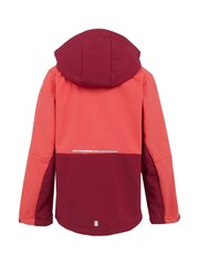 Regatta Red Kids Hayden Bury II Softshell Hooded Jacket - Image 8 of 8