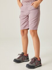Regatta Purple Kids Sorcer II Cargo Walking Shorts - Image 1 of 8