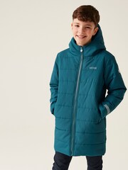 Regatta Blue Kids Lakiver Long Line Jacket - Image 1 of 6